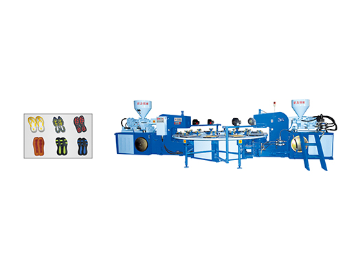 JIC512 Two Color TPR Sole Injection Molding Machine